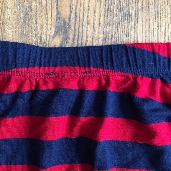 Rickis 🎄 skirt asymmetrical hem  line SZ M blue/red - Picture 5 of 5